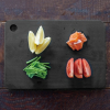 Deska do krojenia syntetyczna Parker Asahi BLACK Home rozmiar S  (25,5 × 17,5 cm)